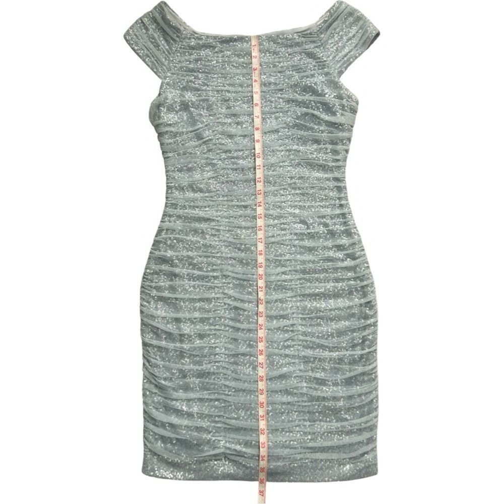Lauren Ralph Lauren Sequin
Mesh Ruched Sheath Dress Size M - Picture 8 of 14